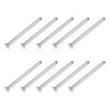 PATIKIL 6 x 80 Mm Single Hole Clevis Pins, 10