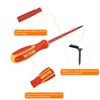 sourcing map 2pcs VDE Insulated Screwdriver 1000V SL0.8 x 4