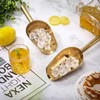 Roshtia 12 Pcs Gold Ice Scoops Stainless Steel Mini Scoop