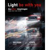 LUXSTER HolyKnight 30000LM 9006 HB4 LED Light Bulbs, Low Beam