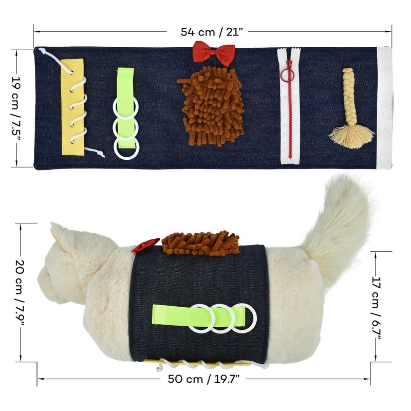 Celley Soothing Fidget Muff Cat for Seniors with Dementia