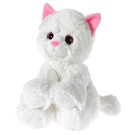 Heunec 247079 Glitter Kitty Cat Baby, White