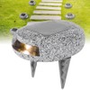 Outdoor Solar Power Waterproof Lights Imitation Stone Lamp Garden Lawn