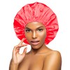 Donna Gorro Ducha Acondicionador Satén Sedoso Impermeable Plástico Reutilizable Banda
