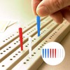 9pcs Cribbage Board Pegs, Plastic Cribbage Pegs Fit 1/8 Holes