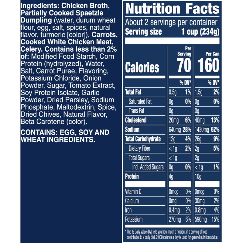 Progresso Traditional, Chicken and Herb Dumplings Canned Soup, 18.5 oz