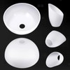 Hortsun Replacement Lamp Shade 4 Pcs White Replacement Plastic Lampshade
