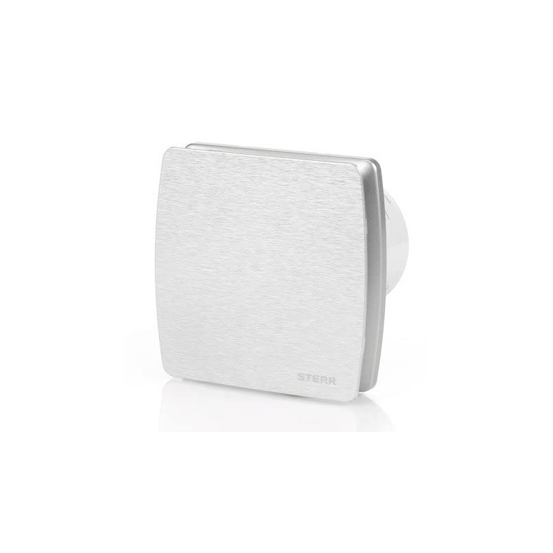 STERR Bathroom Fan 100 mm with Moisture Sensor Silver Silent