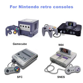 ZUZONG N64 to HDMI Adapter, N64 to Hdmi Converter SNES Converter SNES Adapter, SNES/NGC to HDMI Support 16:9/4:3 Conversion Plug and Play (New Upgrade