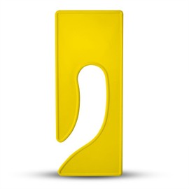 discount sizing Blank King Rectangle Dividers and Quantities (50, Yellow)