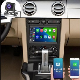fortdows-123 7 inch GPS Navigation Apple Carplay Car Stereo Radio For Ford Mustang 2005-2009