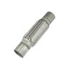 Partuto 2.36"x8"x11.81" Car Exhaust Flex Pipe with Welding Extension Pipe