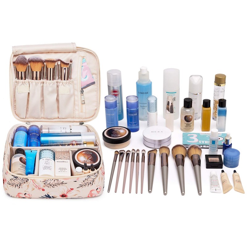 Travel Makeup Bag Large Cosmetic Bag Make up Case Organizer