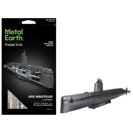 DCD Model Kit USS Nautilus (SSN-571) Steel Metal Earth United States Navy Submarine Difficult Level-Challenging