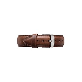 Daniel Wellington Classic Bristol, Brown/Silver Watch Strap, 20mm, Leather, for Men