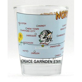 North Dakota The Peace Garden State All-American Collection Shot Glass