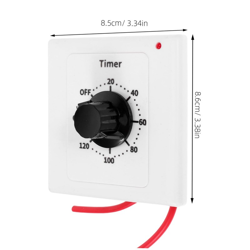 Operitacx Digitaler Timer Schalter mit LED Display Programmierbare Zeitschaltuhr für
