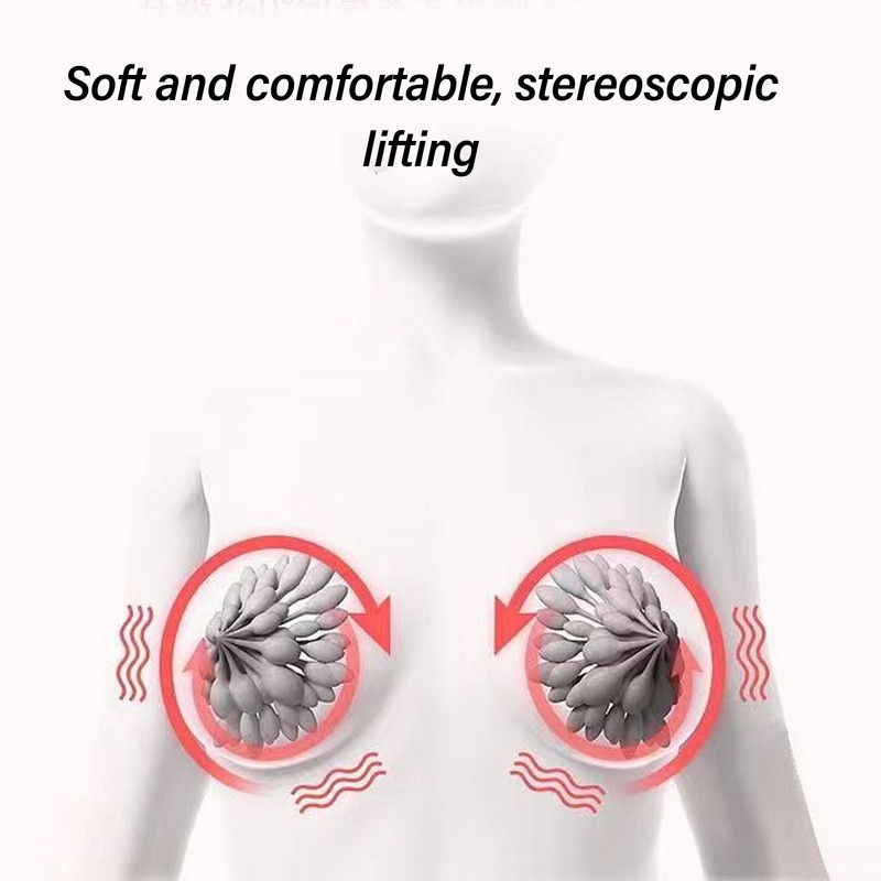Electric Massage Bra 360° Wrapped Breathable 3D Strong Lifting Multifunctional