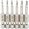 Fongmore 6 Pcs 50mm 1/4 Hex Shank Magnetic Triangle Head