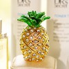 (pineapple) - YUFENG Hinged Trinket Box For Gifts Hand-painted Patterns