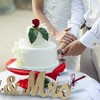 Alnicov Mr and Mrs Wooden Letters,Mr & Mrs Wedding Props