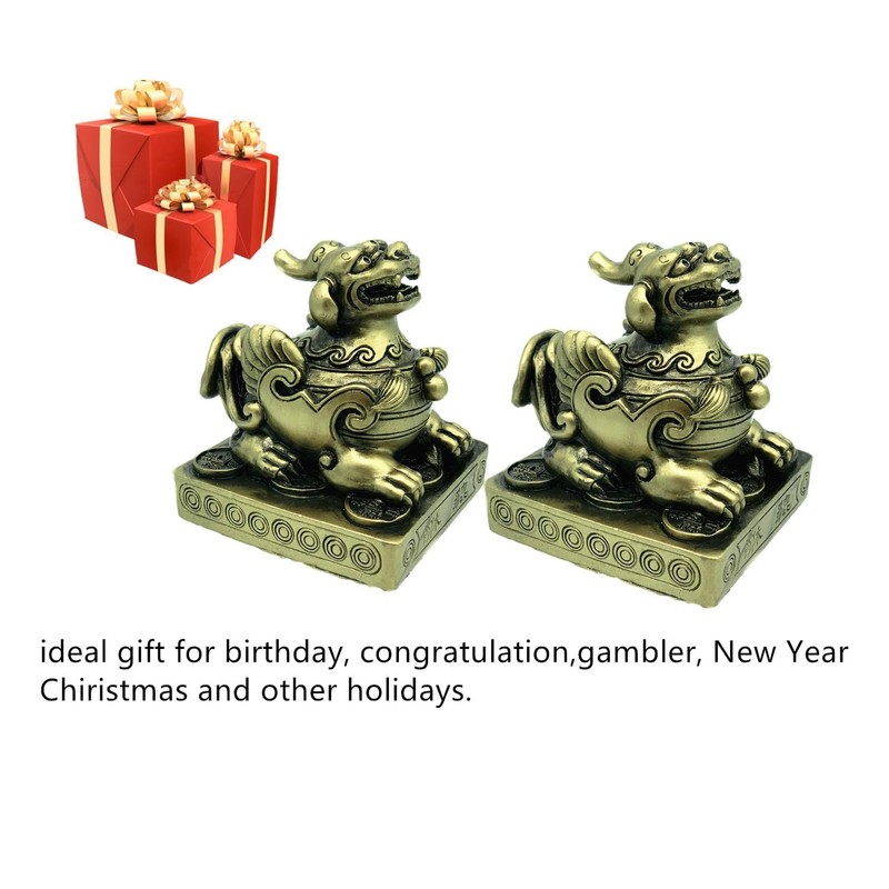 Betterdecor Feng Shui Pi Yao/Pi Xiu Decoration Statue for Protection