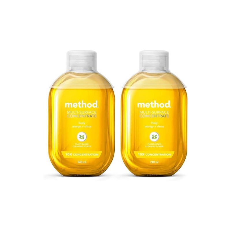 Method All Purpose Cleaner, Concentrated, Lively, Mango & Citrus fragrance,