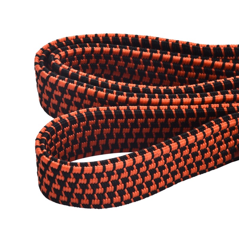 Fifod Adjustable Flat Bungee Cord with Hooks, 4 Pack Bungie