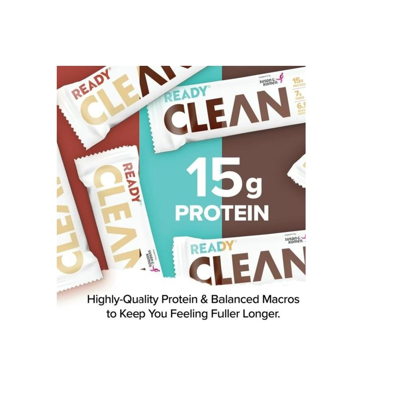 Ready Clean Protein Bars, Variety pack, Chocolate Peanut Butter, Chocolate