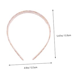 NOLITOY 1pc Non- Toothed Headband for Face Washing and Daily Wear Chic Household Shower Hairband Marble Design for Women and Girls