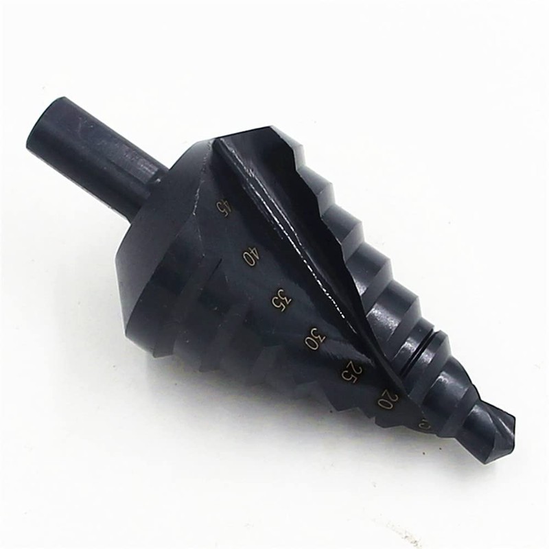ZONADAH Spiral Nitriding Step Drill Bit Titanium Plated Multi Hole