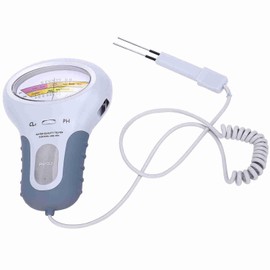 YWBL-WH Pool Water Quality Analyzer with CL2 Chlorine and PH Sensor, Multifunctional Pool Water Meter Chlorine pH Water Meter with LCD Display, Swimming Pool Water Quality Tester