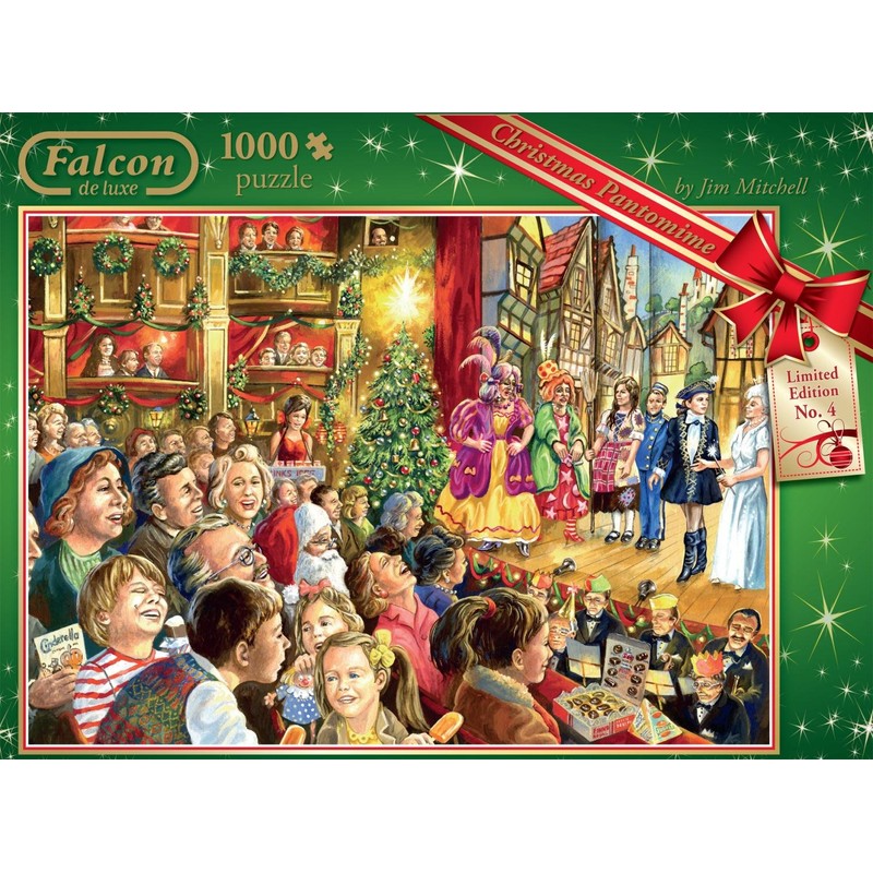 Jumbo Games Falcon de Luxe Christmas Pantomime Jigsaw Puzzle (1000-Piece)