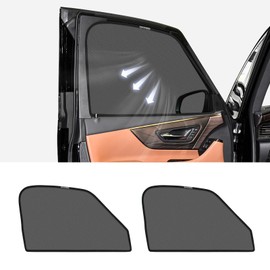Carbot Mesh Car Side Window Blackout Shades, For Specific Models, Sun/UV Protection, Magnetic, Keeps Bugs Out, Breathable, Driver/Passenger Side, 2 Pieces, User Manual (English Not Guaranteed)