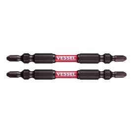 Vessel SDT142082 40 V Compatible, Double-Ended Bit, Slim Torsion, +2 x 82, Set of 2