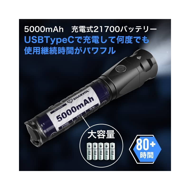 Sharvol S1 LED Light, Sherbor, Compact Light, Flashlight, Invincible Light,