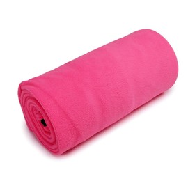 narunaru Fleece Inner Sleeping Bag, Envelope Type, Blanket, Camping, Disaster Prevention, Outdoor, Sleeping in Car, Washable (Pink)