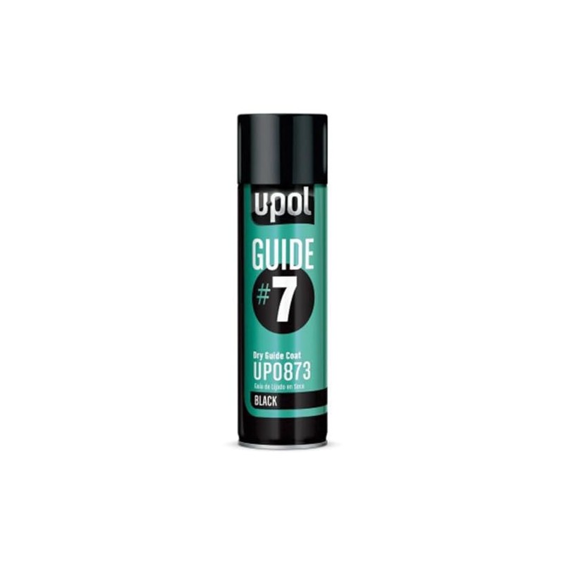 U-POL 0873 Guide 7 Dry Guide Coat, Black, 450 ml