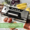 Precision Vacuum Sealer, 90Kpa Vacuum Sealer Machine, 10-in-1 Functions, Easy-lock