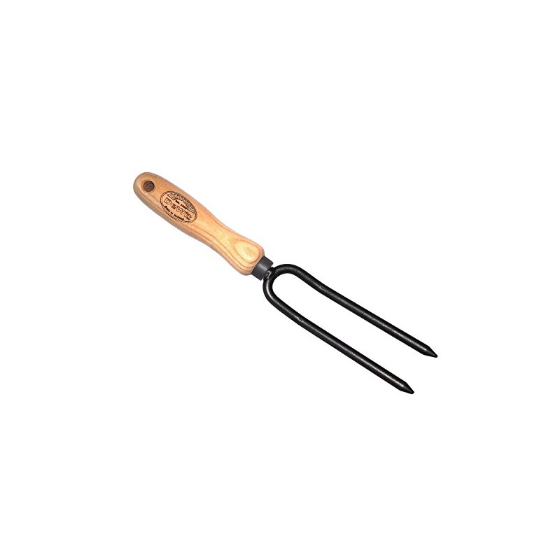 Dewit 2 Prong Weeding Fork with Short Handle