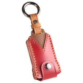 [smasol] DELICA D5 Delica D5 Jasper New Outlander Triton Key Cover Genuine Leather Mitsubishi Outlander Smart Key Case Mitsubishi Outlander PHEV gn0w Key Case, Burgundy / 5 Button