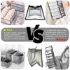 ULENDIS 9 Pack Wardrobe Clothes Organizer for Drawers, Foldable Clothes