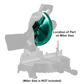 Metabo HPT 371734 Lower Guard Genuine OEM Replacement Tool Part for C10FCG