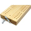 Wooden British cribbage board - 30cm (12")