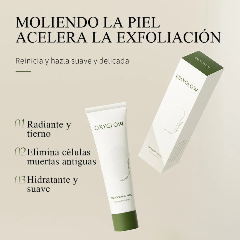 Gel Exfoliante Oxyglow - Elimina Células Muertas En Todo Tipo