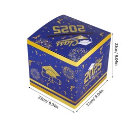 MAGICLULU Graduation Party Box 2025 Congrats Grad Box for Graduation Games Decorations