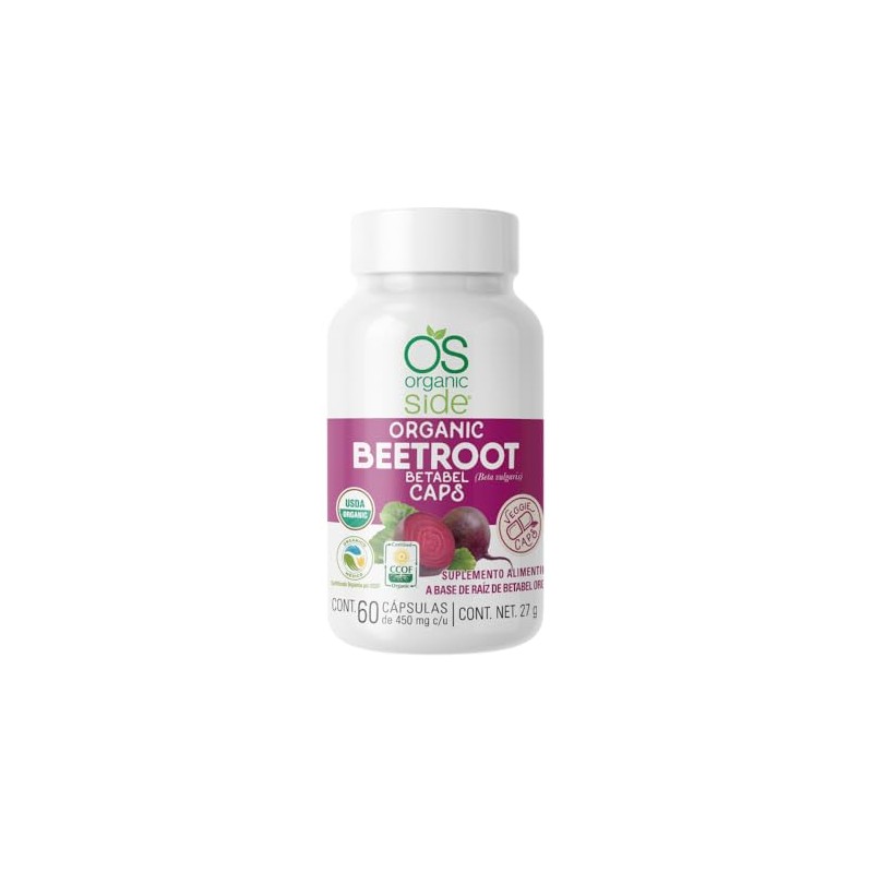 Beet Root Betabel Orgánico Usda Cápsulas