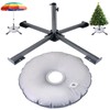 FLKQC Foldable Beach Umbrella Stand, Portable and Adjustable Sunshade Holder