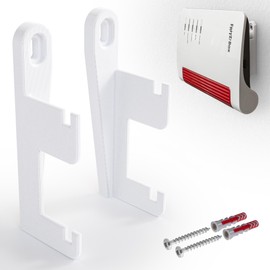 MOBILEFOX Ethernet Wall Mount for FritzBox 7590 7530 7510 Router Holder Wall Mount Modem Suspension