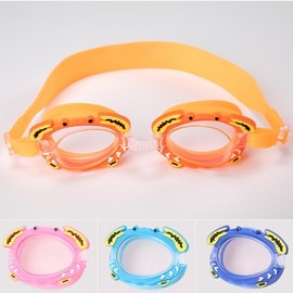 Children's Swimming Goggles for Pool & Water Play (Factory Stock) lf763 Free Size / Free Size Dark Blue Crab Bag 20ea